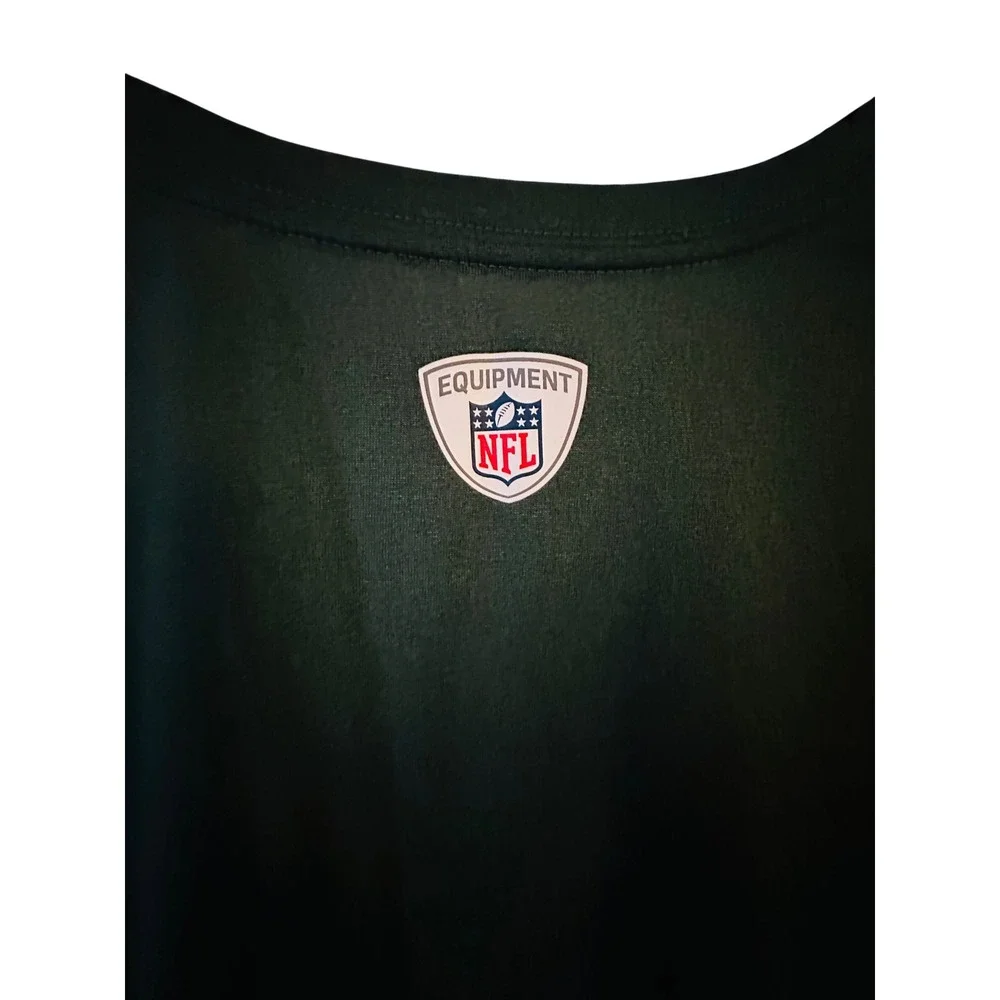 Nike Mens New York Jets Dri FIT Long Sleeve Training Shirt Green Large‎